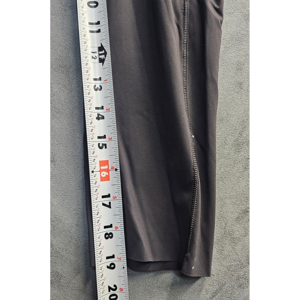 Lululemon Speed Up Crop High Rise Gray Leggings Side Pockets Size 6 LW6AS5S - Picture 6 of 12